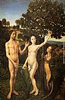 Hugo Van Der Goes Famous Paintings - The Fall Of Man